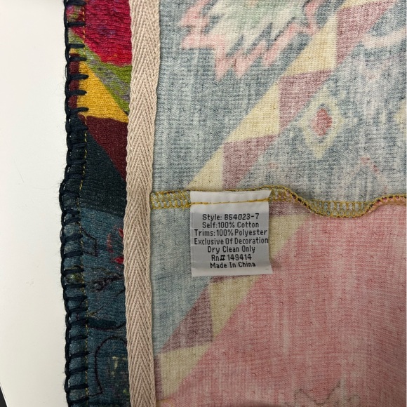 Johnny Was-Colorful Geometric Pattern Jacket - Picture 6 of 6